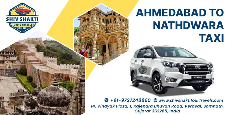 Ahmedabad to Nathdwara Taxi