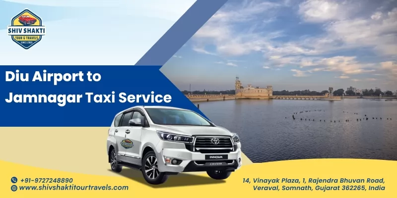 Diu Airport to Jamnagar Taxi Service