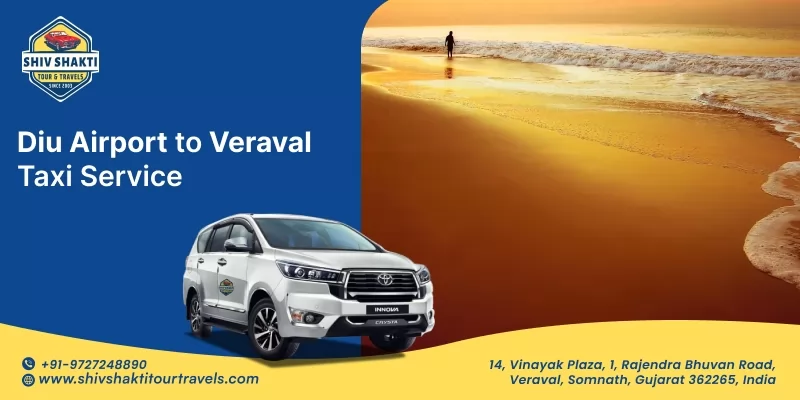 Diu Airport to Veraval Taxi Service