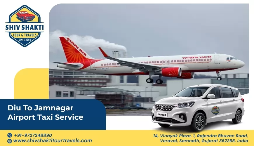 Diu to Jamnagar Airport Taxi Service