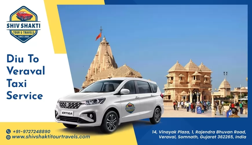 Diu to Sasan Gir Taxi Service