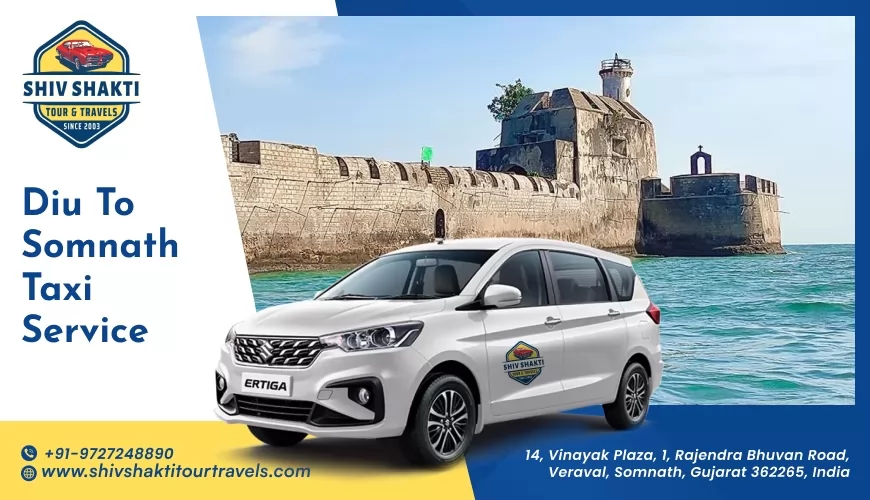 Diu to Somnath Taxi Service