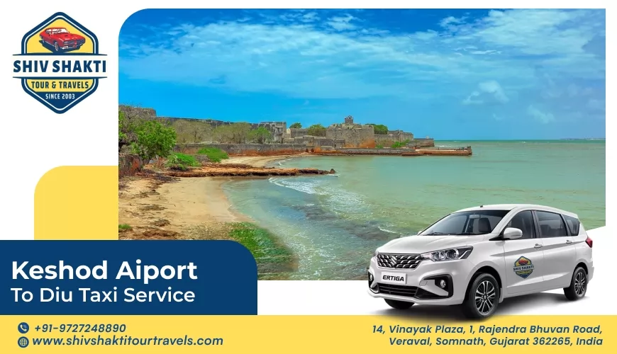 Keshod Airport to Diu Taxi Service