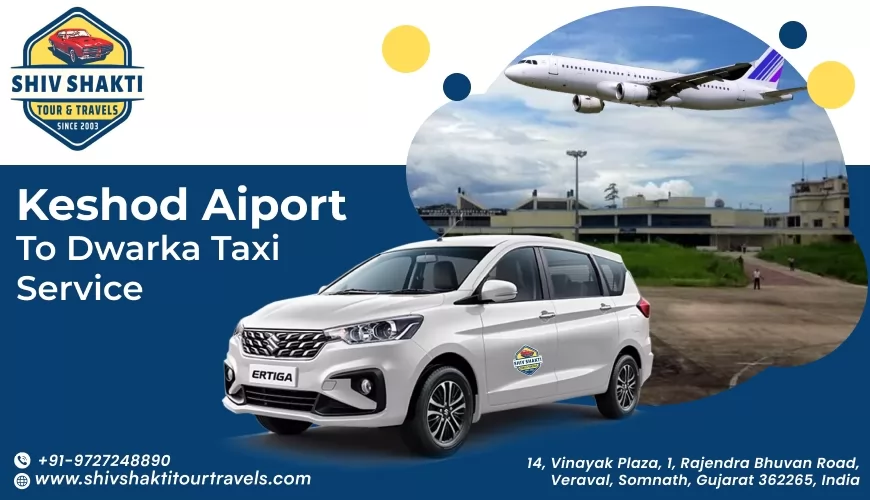 Keshod Airport to Dwarka Taxi Service