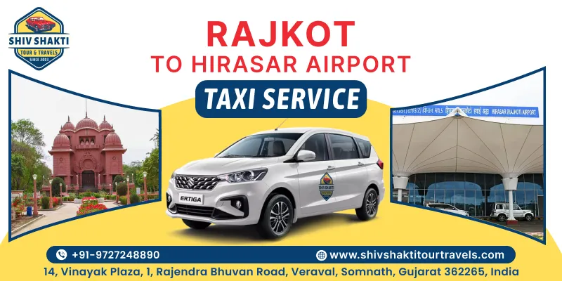Rajkot to Hirasar Airport Taxi Service
