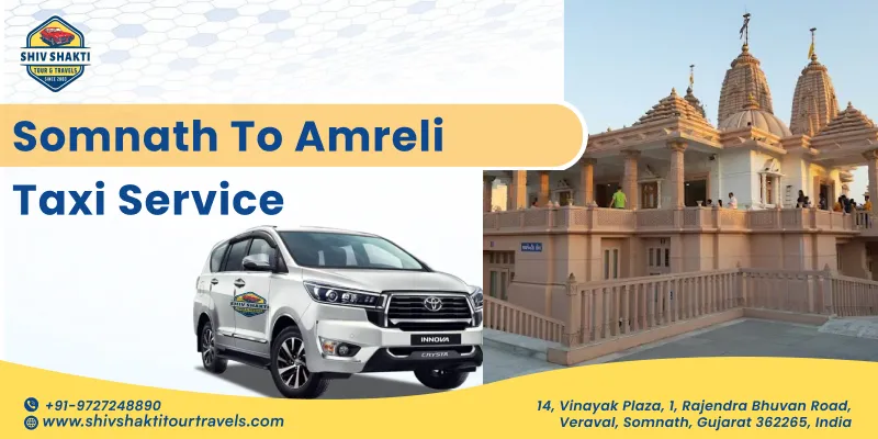 Somnath to Amreli Cab Service